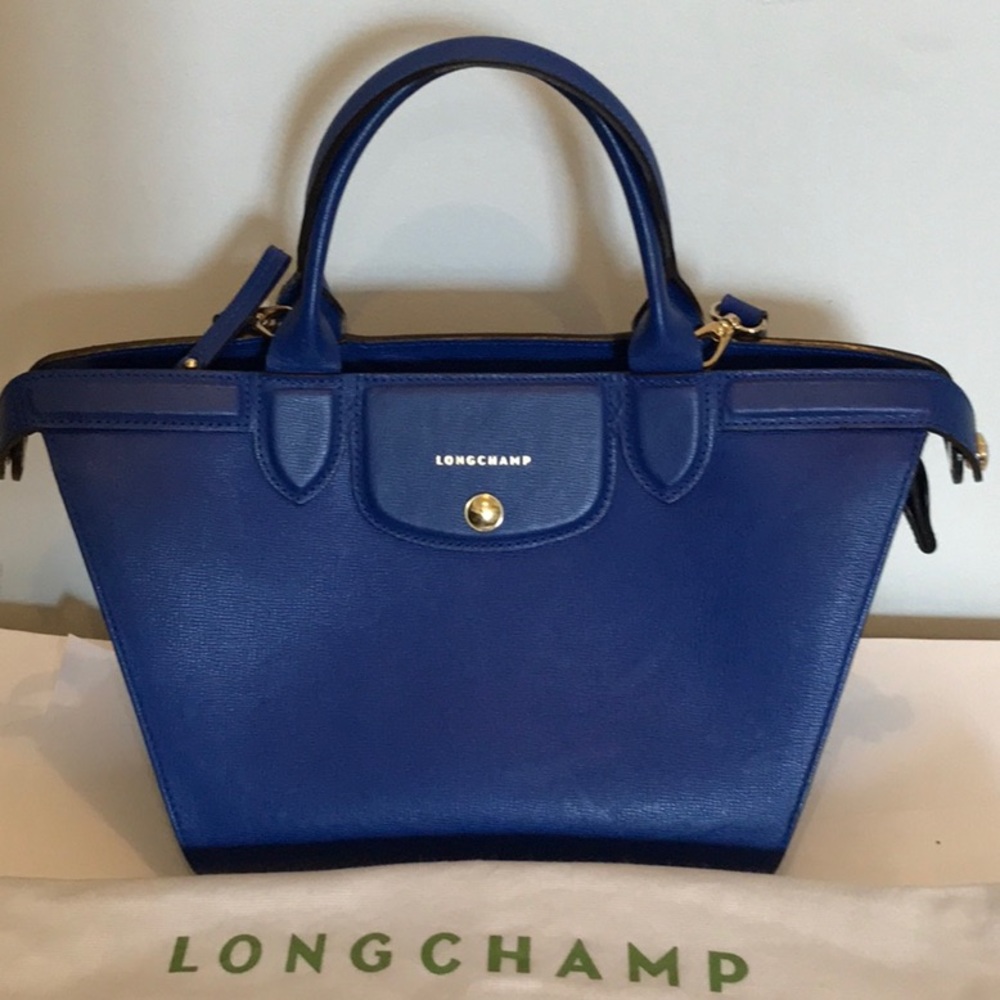 LONGCHAMP Penelope blue bag. - Picture 1 of 13